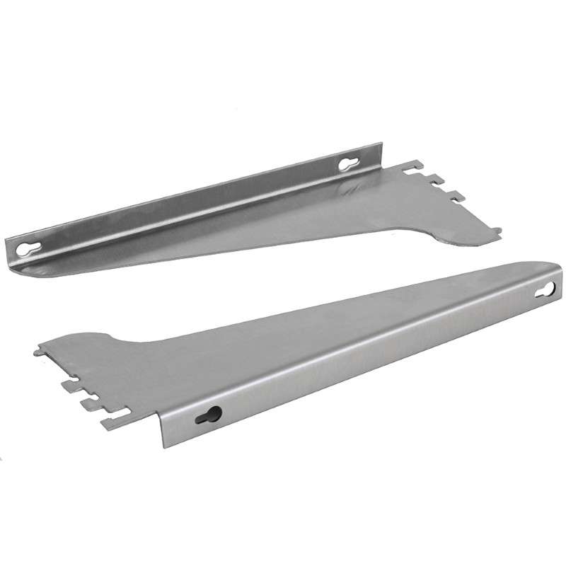 Shelf Brackets Stainless Steel ESD, 2 Per Set